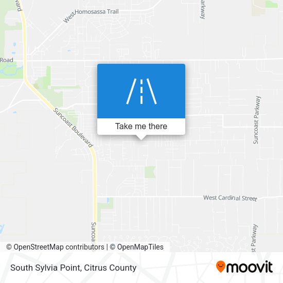 South Sylvia Point map