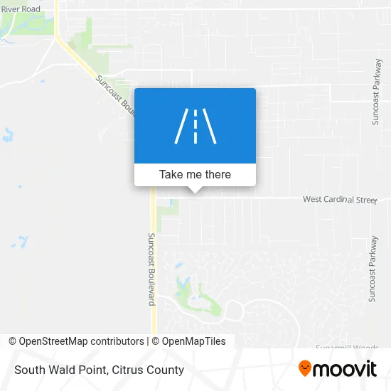 South Wald Point map