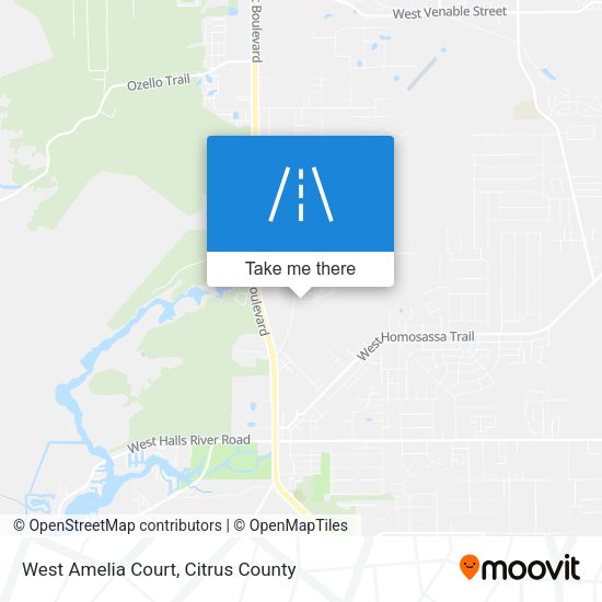 West Amelia Court map