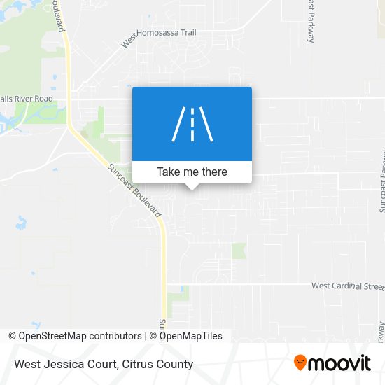 Mapa de West Jessica Court