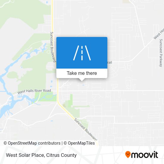 Mapa de West Solar Place