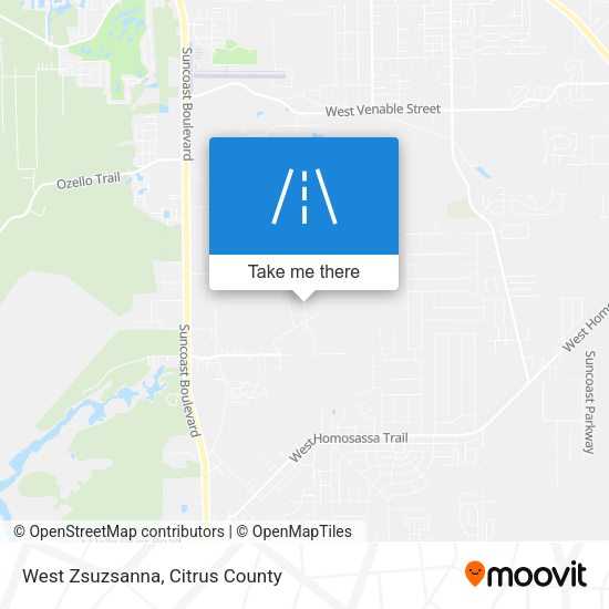 Mapa de West Zsuzsanna