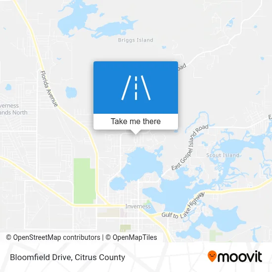 Bloomfield Drive map