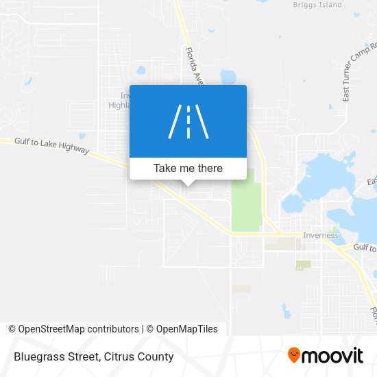 Bluegrass Street map