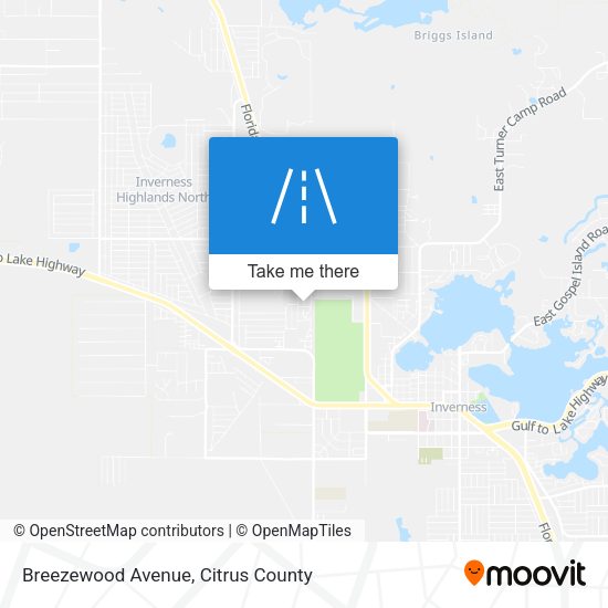 Breezewood Avenue map