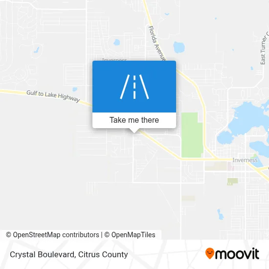 Crystal Boulevard map