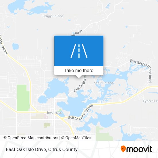 East Oak Isle Drive map