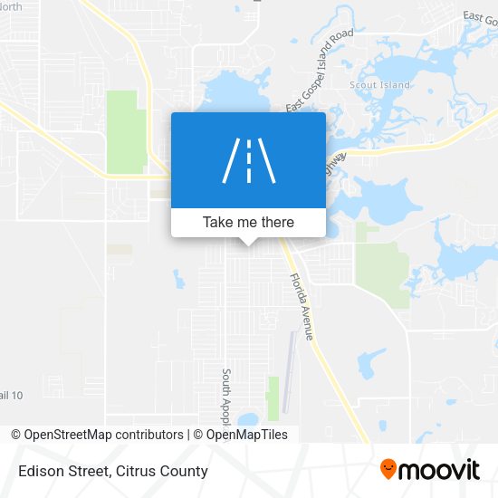 Mapa de Edison Street