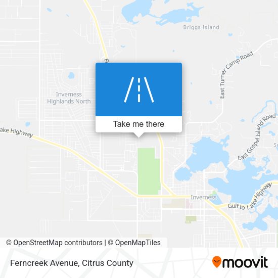 Ferncreek Avenue map
