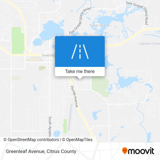 Greenleaf Avenue map