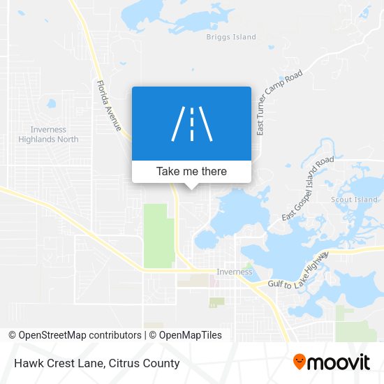Mapa de Hawk Crest Lane