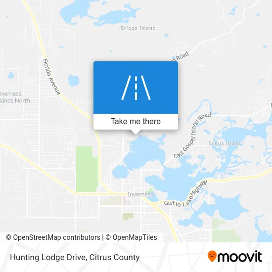 Hunting Lodge Drive map