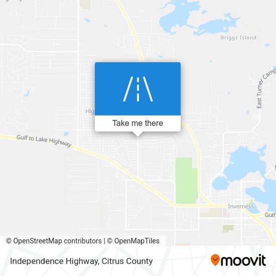 Independence Highway map