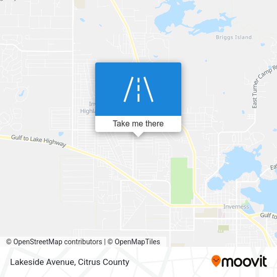 Mapa de Lakeside Avenue