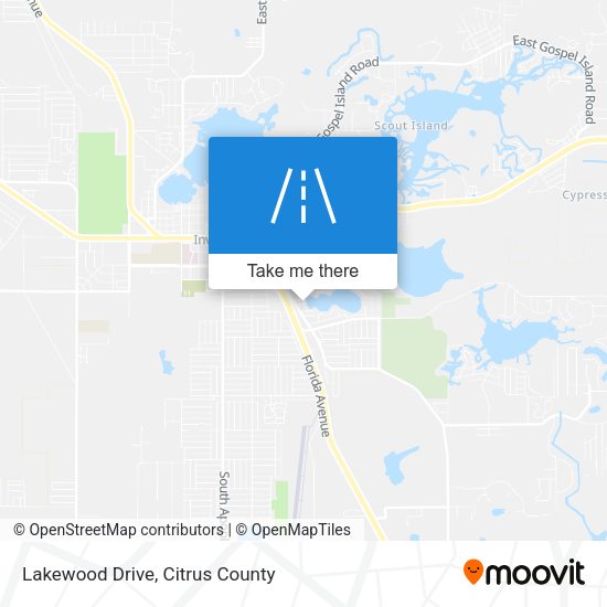 Mapa de Lakewood Drive
