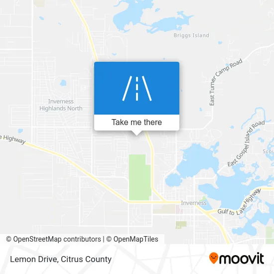 Lemon Drive map