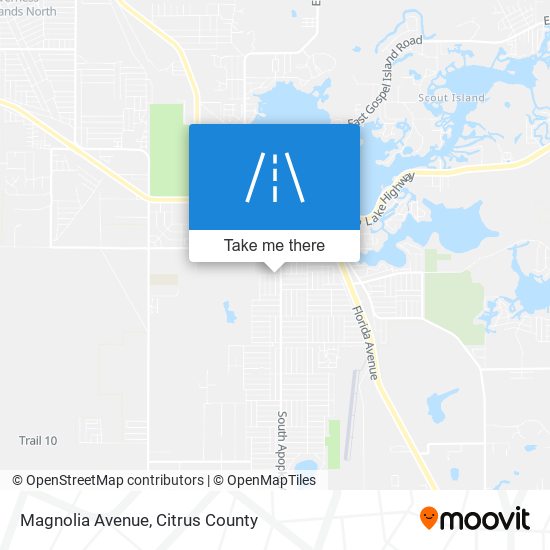 Magnolia Avenue map