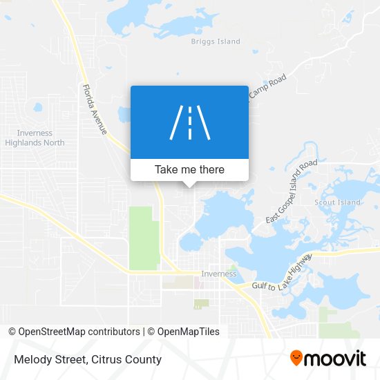Melody Street map