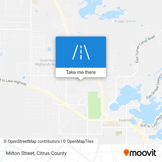 Mapa de Milton Street