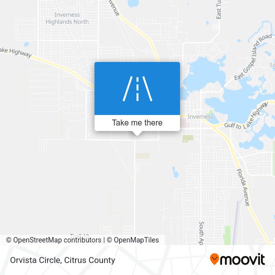 Orvista Circle map
