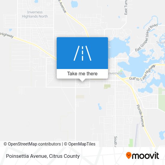 Poinsettia Avenue map