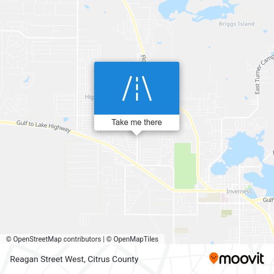 Mapa de Reagan Street West