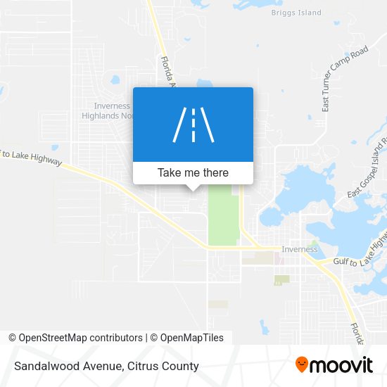 Mapa de Sandalwood Avenue