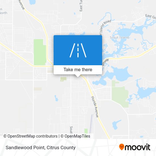 Mapa de Sandlewood Point