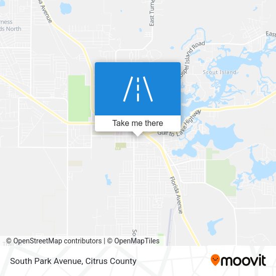 South Park Avenue map