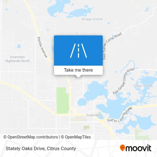 Stately Oaks Drive map