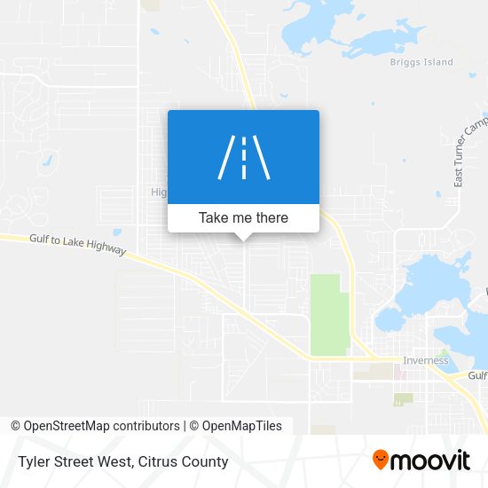 Tyler Street West map