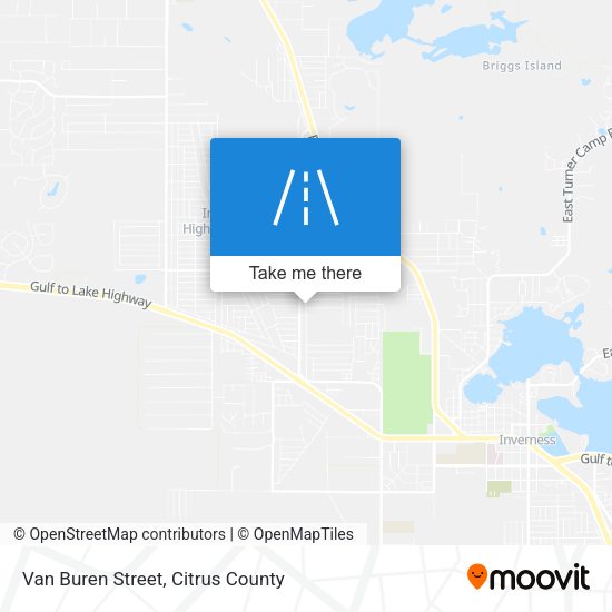 Van Buren Street map