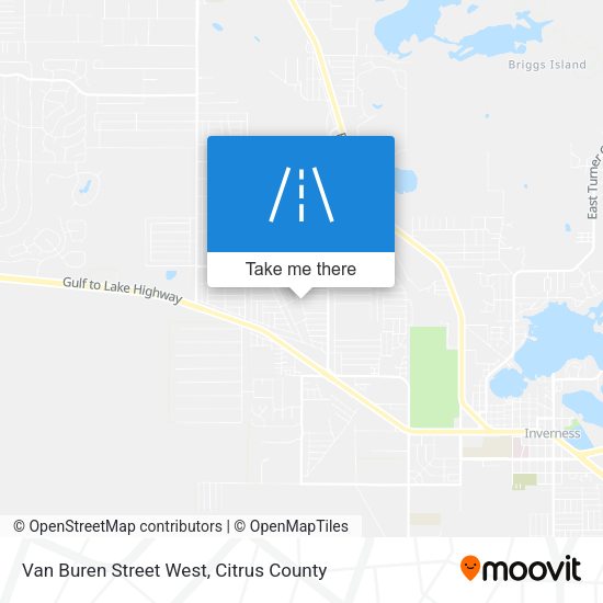 Mapa de Van Buren Street West