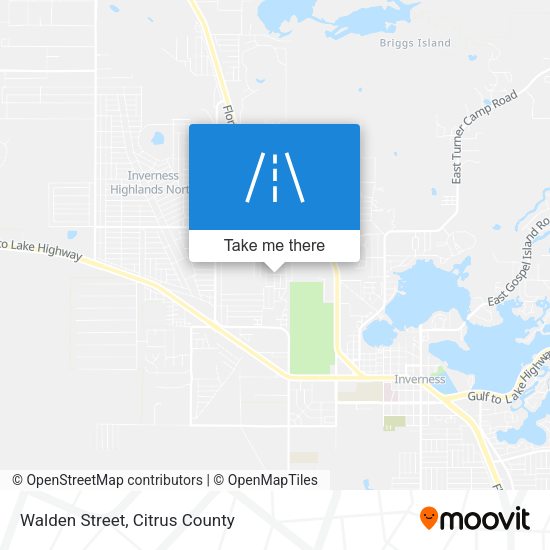 Walden Street map