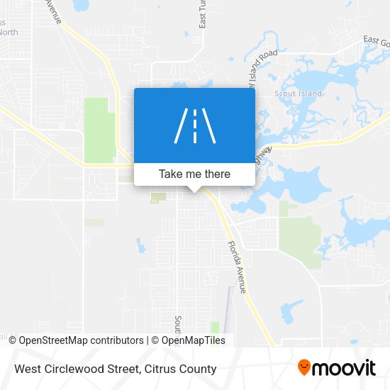 West Circlewood Street map