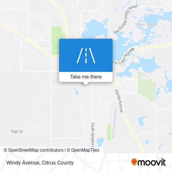Mapa de Windy Avenue