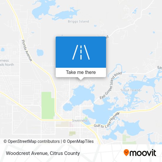 Woodcrest Avenue map