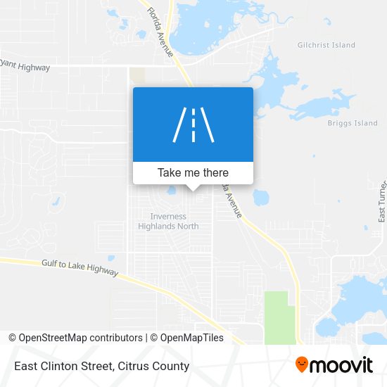 East Clinton Street map