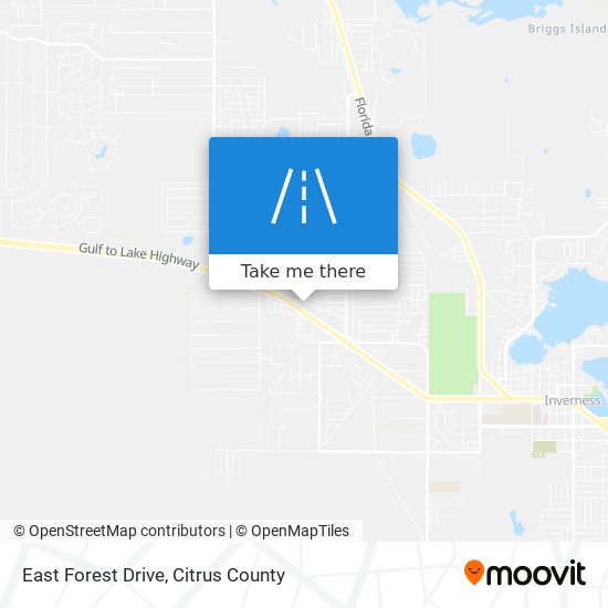 East Forest Drive map