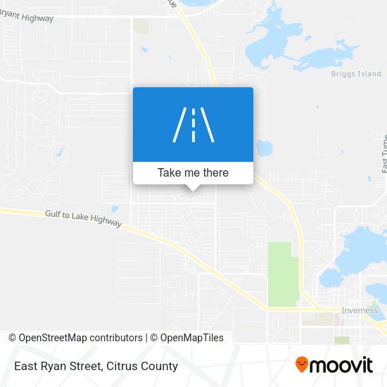 East Ryan Street map