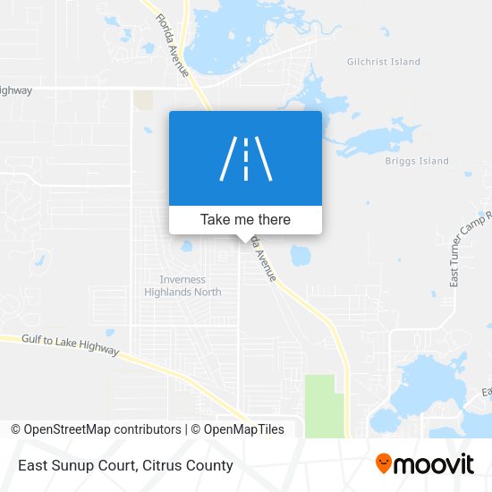 East Sunup Court map