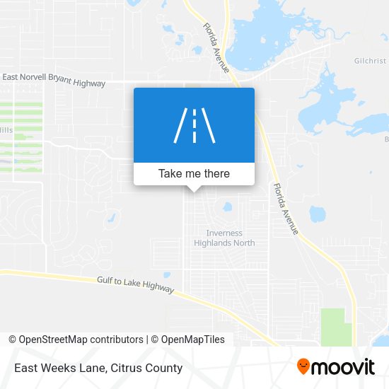 Mapa de East Weeks Lane