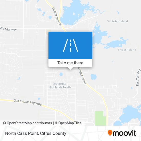 North Cass Point map