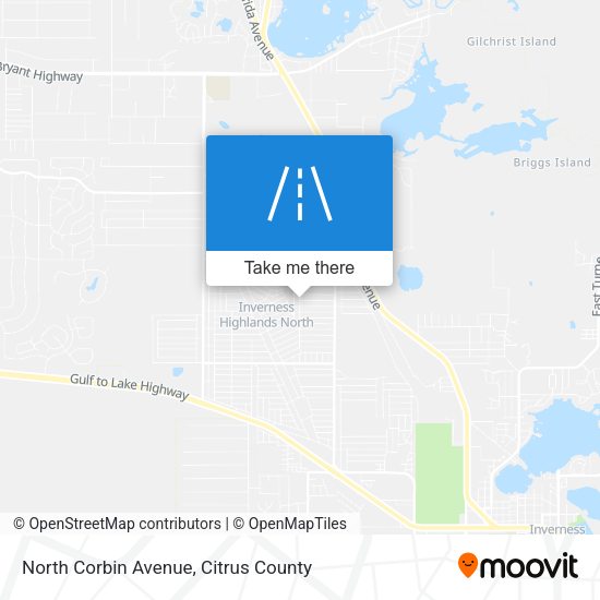 Mapa de North Corbin Avenue
