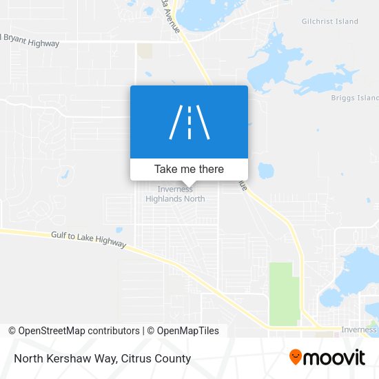 North Kershaw Way map