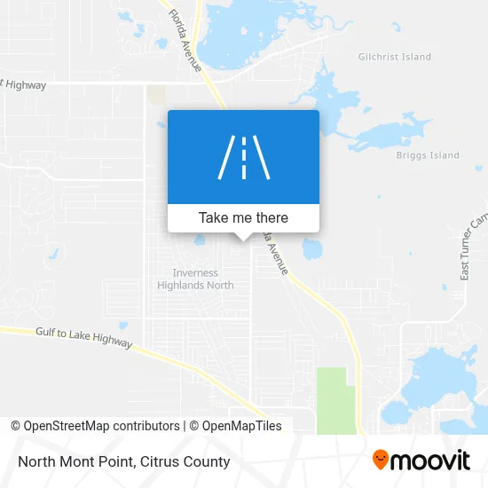 North Mont Point map