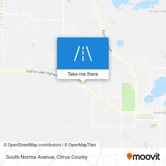 South Norma Avenue map