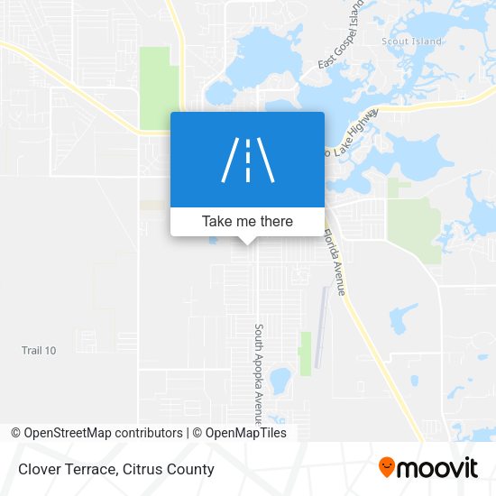 Mapa de Clover Terrace
