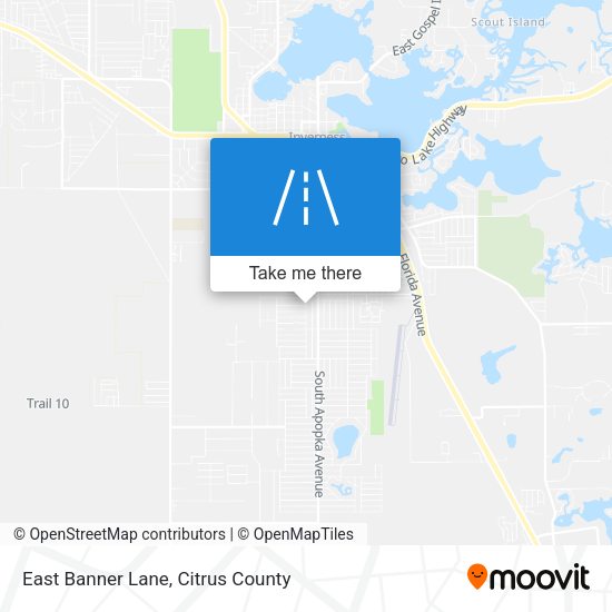 Mapa de East Banner Lane