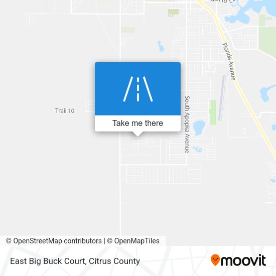 East Big Buck Court map